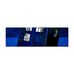 Stuck Tardis Beach Doctor Who Police Box Sci-fi Sticker Bumper (100 pack)