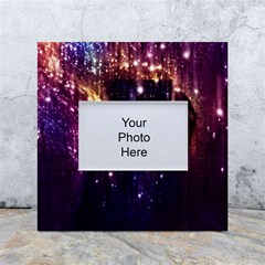 Tardis Regeneration Art Doctor Who Paint Purple Sci Fi Space Star Time Machine White Box Photo Frame 4  X 6  by Cendanart