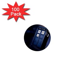 Tardis Doctor Who Planet 1  Mini Magnets (100 Pack)  by Cendanart