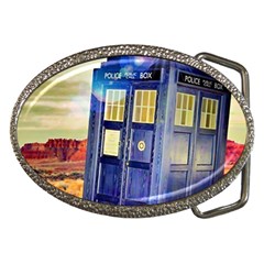 Tardis Wilderness Doctor Who Belt Buckles by Cendanart