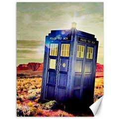 Tardis Wilderness Doctor Who Canvas 36  X 48  by Cendanart