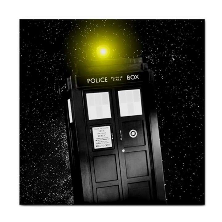 Doctor Who Space Tardis Face Towel