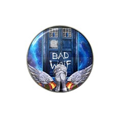 Doctor Who Adventure Bad Wolf Tardis Hat Clip Ball Marker by Cendanart