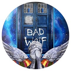 Doctor Who Adventure Bad Wolf Tardis Round Trivet