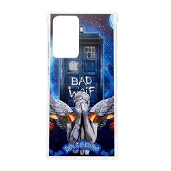 Doctor Who Adventure Bad Wolf Tardis Samsung Galaxy Note 20 Ultra Tpu Uv Case by Cendanart