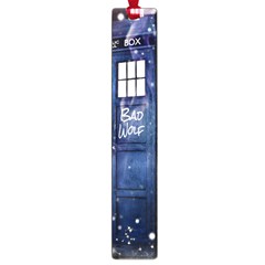 Bad Wolf Tardis Doctor Who Large Book Marks by Cendanart