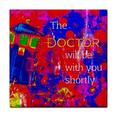 Doctor Who Dr Who Tardis Tile Coaster