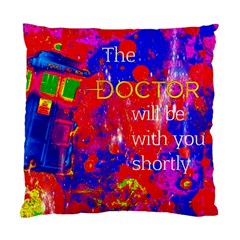 Doctor Who Dr Who Tardis Standard Cushion Case (two Sides) by Cendanart