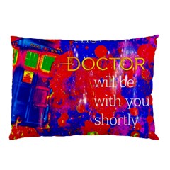 Doctor Who Dr Who Tardis Pillow Case by Cendanart