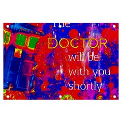 Doctor Who Dr Who Tardis Banner and Sign 6  x 4 
