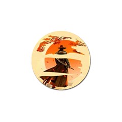 Samurai Art Ninja Katana Anime Aesthetic  Japanese Lore Style Mythology Retro Classic Warrior Golf Ball Marker (10 pack)