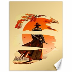 Samurai Art Ninja Katana Anime Aesthetic  Japanese Lore Style Mythology Retro Classic Warrior Canvas 12  x 16 