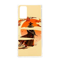 Samurai Art Ninja Katana Anime Aesthetic  Japanese Lore Style Mythology Retro Classic Warrior Samsung Galaxy Note 20 Tpu Uv Case by Bedest