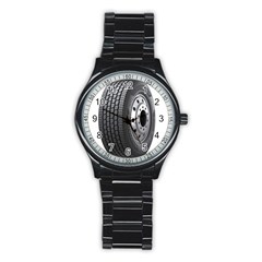 Tire Stainless Steel Round Watch by Ket1n9