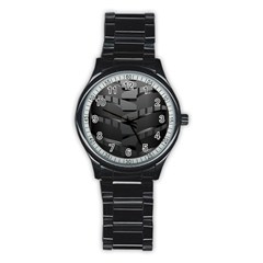 Tire Stainless Steel Round Watch by Ket1n9