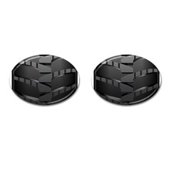 Tire Cufflinks (oval) by Ket1n9