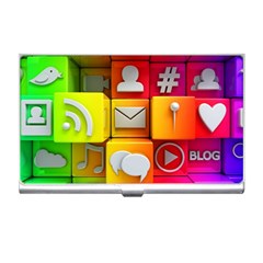 Colorful 3d Social Media Business Card Holder by Ket1n9