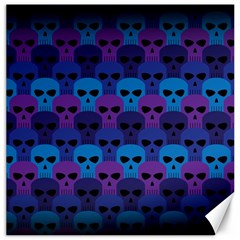 Skull Pattern Wallpaper Canvas 20  X 20  by Ket1n9