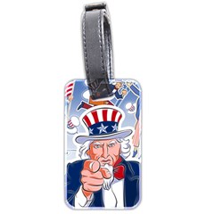 Independence Day United States Of America Luggage Tag (two Sides) by Ket1n9