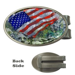 Usa United States Of America Images Independence Day Money Clips (oval)  by Ket1n9