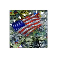 Usa United States Of America Images Independence Day Satin Bandana Scarf 22  X 22  by Ket1n9