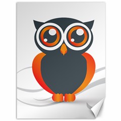 Owl Logo Canvas 36  X 48  by Ket1n9