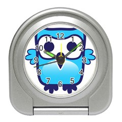 Owl Logo Clip Art Travel Alarm Clock by Ket1n9