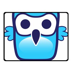 Owl Logo Clip Art Two Sides Fleece Blanket (small) by Ket1n9