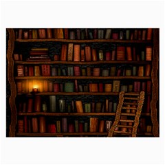 Books Library Large Glasses Cloth