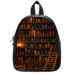 Books Library School Bag (small) by Ket1n9