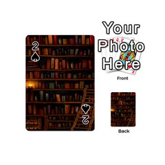 Books Library Playing Cards 54 Designs (mini) by Ket1n9