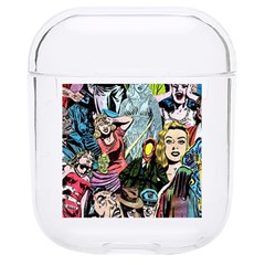 Vintage Horror Collage Pattern Hard Pc Airpods 1/2 Case by Ket1n9