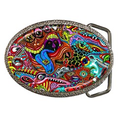 Art Color Dark Detail Monsters Psychedelic Belt Buckles by Ket1n9