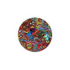 Art Color Dark Detail Monsters Psychedelic Golf Ball Marker (10 Pack) by Ket1n9