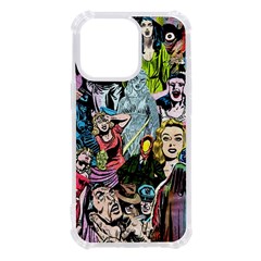 Vintage Horror Collage Pattern Iphone 13 Pro Tpu Uv Print Case by Ket1n9