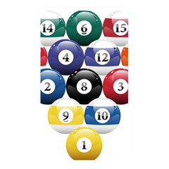 Racked Billiard Pool Balls Memory Card Reader (rectangular) by Ket1n9
