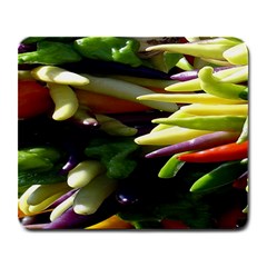 Bright Peppers Large Mousepad by Ket1n9