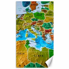 World Map Canvas 40  X 72  by Ket1n9