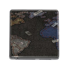 World Map Memory Card Reader (square 5 Slot) by Ket1n9