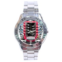 Car Engine Stainless Steel Analogue Watch by Ket1n9