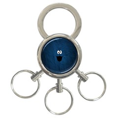 Funny Face 3-ring Key Chain by Ket1n9
