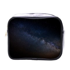 Cosmos Dark Hd Wallpaper Milky Way Mini Toiletries Bag (one Side) by Ket1n9