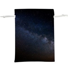 Cosmos Dark Hd Wallpaper Milky Way Lightweight Drawstring Pouch (xl) by Ket1n9