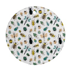 Insect Animal Pattern Round Ornament (two Sides) by Ket1n9