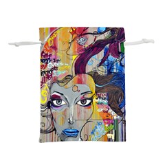 Graffiti Mural Street Art Painting Lightweight Drawstring Pouch (m) by Ket1n9