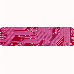 Pink Circuit Pattern Large Bar Mat by Ket1n9