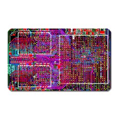 Technology Circuit Board Layout Pattern Magnet (rectangular) by Ket1n9
