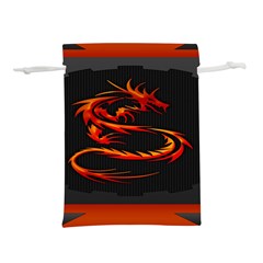 Dragon Lightweight Drawstring Pouch (l) by Ket1n9