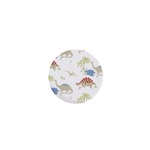 Dinosaur Art Pattern 1  Mini Buttons Front