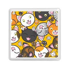 Cats Cute Kitty Kitties Kitten Memory Card Reader (square) by Ket1n9